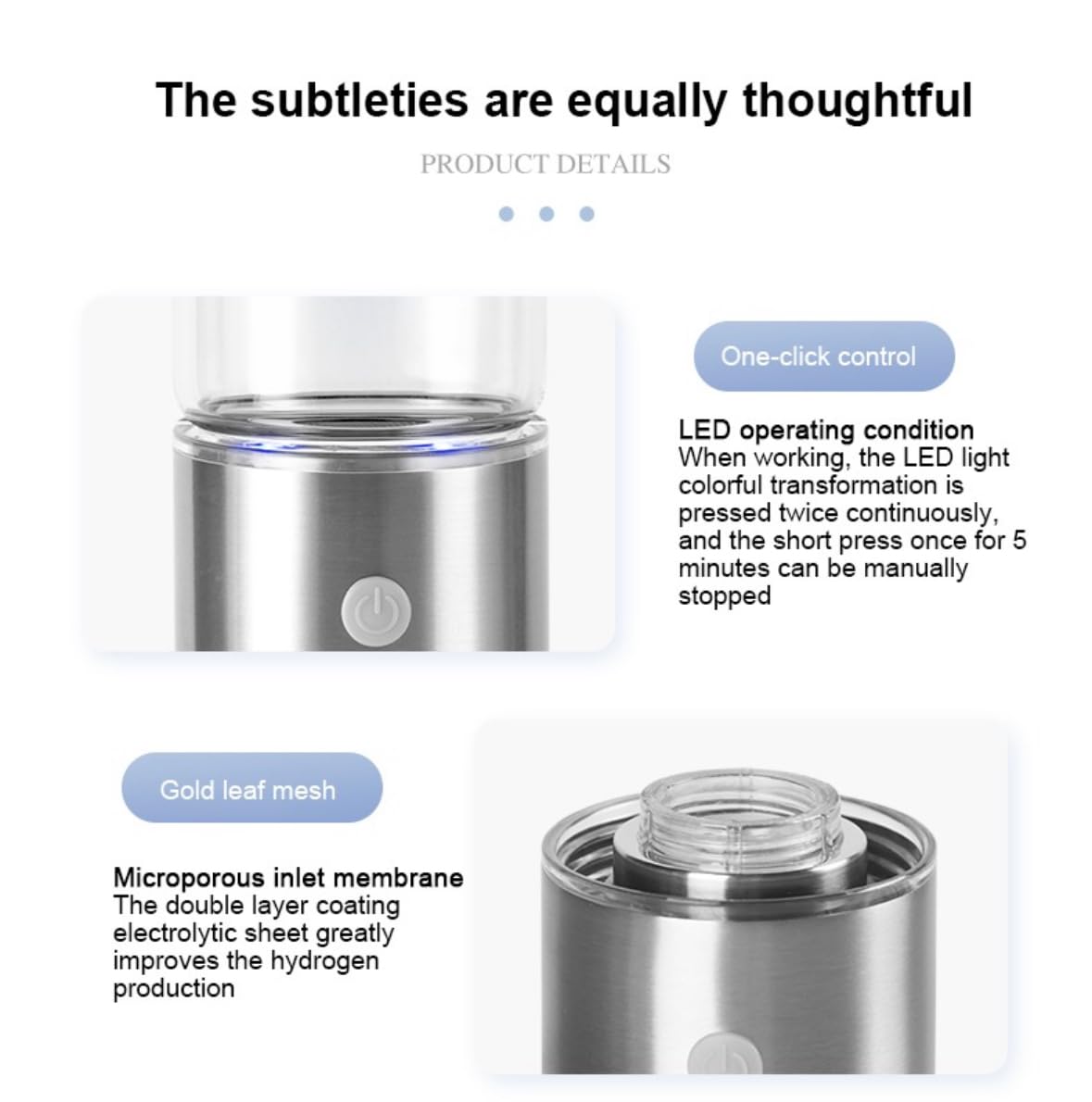 Rimnahv Hydrogen Water Bottle